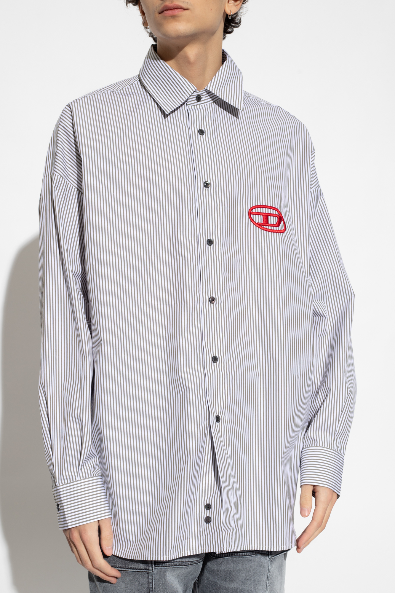 Diesel 'S-DOUBER' striped shirt | Men's Clothing | Vitkac